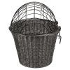 Giỏ vận chuyển có ghi đông, 44 x 34 x 41cm, antraxit (tối đa 5kg)