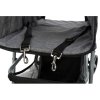 Dog stroller BUGGY, quick-folding, 47 x 100 x 80 cm, load capacity up to 15 kg, gray