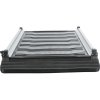 Ramp, 3-part, folding, 40x78-175cm, black/grey, up to 90kg