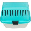 Transport box CAPRI XXS: 26 x 25 x 39cm, max. up to 4 kg - turquoise/light gray