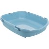 Toilet Primo XXL covered, 56 x 47 x 71 cm, blue/white