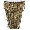 Hay basket with lid, for hanging, ø 9/ø 16 × 21 cm