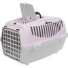 Transport box CAPRI II, XS-S: 37x34x55cm (max. 8kg) - light gray/light lilac