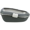 WC BERTO - double container with strainer 59x39x22 cm, - grey/pastel blue/granite