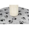Scratching board TOLEDO 61 cm, - gray with paws