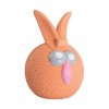 Pomarańczowy króliczek kulkowy z dźwiękiem 5 cm, lateks, HipHop