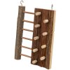 Tường leo núi cho chuột hamster bằng gỗ có vỏ cây 16 x 20 cm