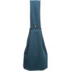 SOFT front carrier - front fabric carrier/bag, 22 x 20 x 60 cm, blue/grey (max. 5 kg)