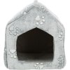 NANDO plush shed / cave, 40 x 45 x 40 cm, light grey