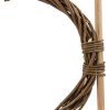 Agility set for rodents - obstacle, circle, wood/wicker, 28 × 26 × 12 cm