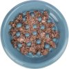 Slow Feed, Keramiknapf für langsames Füttern, 0,25 l/ø 18 cm, blau, grau