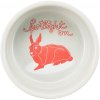 Ceramic bowl with dots, for rabbits, 250 ml/ø 11 cm
