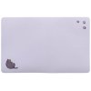 Tấm lót vị trí cho mèo, Mèo Béo có bàn chân, 44 x 28 cm, màu xám
