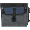 Backpack and carrier TARA 2in1, 25 x 38 x 50 cm, grey/blue (max. 7kg)