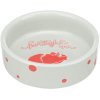 Ceramic bowl with dots, for hamsters, 90 ml/ ø 8 cm