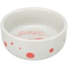 Ceramiczna miska w kropki dla świnek morskich 250 ml/ø 11 cm
