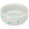 Ceramic bowl with dots, for guinea pigs, 250 ml/ø 11 cm