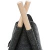 ELISE cave with pillow, 63 × 44 × 30 cm, boat shape, felt, anthracite - SALE