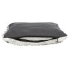 ELISE cave with pillow, 63 × 44 × 30 cm, boat shape, felt, anthracite - SALE