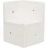 Climbing element 3 - corner part, 16 x 21 x 16 cm, wood, white - SALE