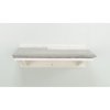 Platform with cushion, wall element, 50 x 17.5 x 36.5 cm, white