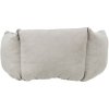 LENI bed round with a high edge, ø 55 cm, sand/grey - SALE