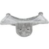 Hammock - wall-mounted bed, 42 x 41 cm, gray