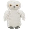 Be Eco owl EMILY, plush toy with sound for dogs, 28 cm, white