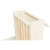 Trạm cho ăn - quầy bar + bát, máng ăn - 70 x 41 x 47 cm, gỗ/thép không gỉ/nhựa