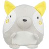 JUNIOR plush fox, without sound, 15 cm, cream/yellow