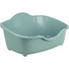 Toilet for cats DAVIO TOP, 56 x 39 x 39 cm, green/white