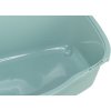 Katzentoilette DAVIO TOP, 56 x 39 x 39 cm, grün/weiß