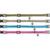 Elastisches Halsband für Katzen, mit Glöckchen, verschiedene Farben