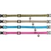 Elastisches Halsband für Katzen, mit Glöckchen, verschiedene Farben