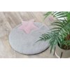 JUNIOR mat STAR for lying down for puppies, 55 x 61 cm, grey/light lilac