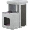 JUNIOR scratching post CARLITA, 63 cm, grey/lilac