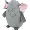Plush elephant with memory effect 27 cm, gray