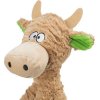 Plush cow with inner rope, 50 cm, plush/rope