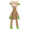 Plush cow with inner rope, 50 cm, plush/rope