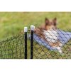 Mobile fencing - 10 poles / net 15 m, black