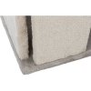 Scratching board JULIANO, 2 levels, 115 cm, gray