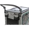 Rollwagen, L: 55,5 x 77 x 105/147 cm, Grau/Salbei