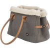 Transport bag RACHEL, 25 x 30 x 40 cm, max 7 kg, grey/light brown