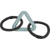 CityStyle pull-up triangle with circles, 44 cm, TPR/rope