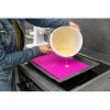 Baking mat HEART, 38 x 28 cm, silicone, pink