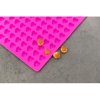 Thảm nướng bánh HEART, 38 x 28 cm, silicone, màu hồng