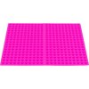 Baking mat HEART, 38 x 28 cm, silicone, pink