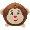 Monkey ball, plush toy with memory effect, without sound, 11 cm