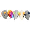 Plush mouse with catnip, 7 cm, different colors