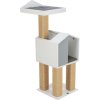 BE NORDIC JONTE scratching post, square posts, house with platform, 115 cm